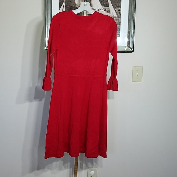 NWT Jessica Howard Petite Red Sweater Dress - Size PM - Picture 3 of 4